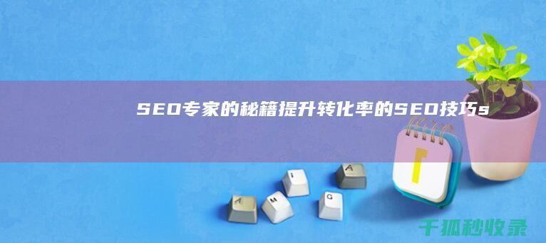 SEO专家的秘籍：提升转化率的SEO技巧 (seo专家的主要工作是什么)